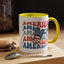 4th of July Mug - America peace Sign