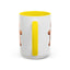 Christmas Mug - Gingerbread Man Green Bow