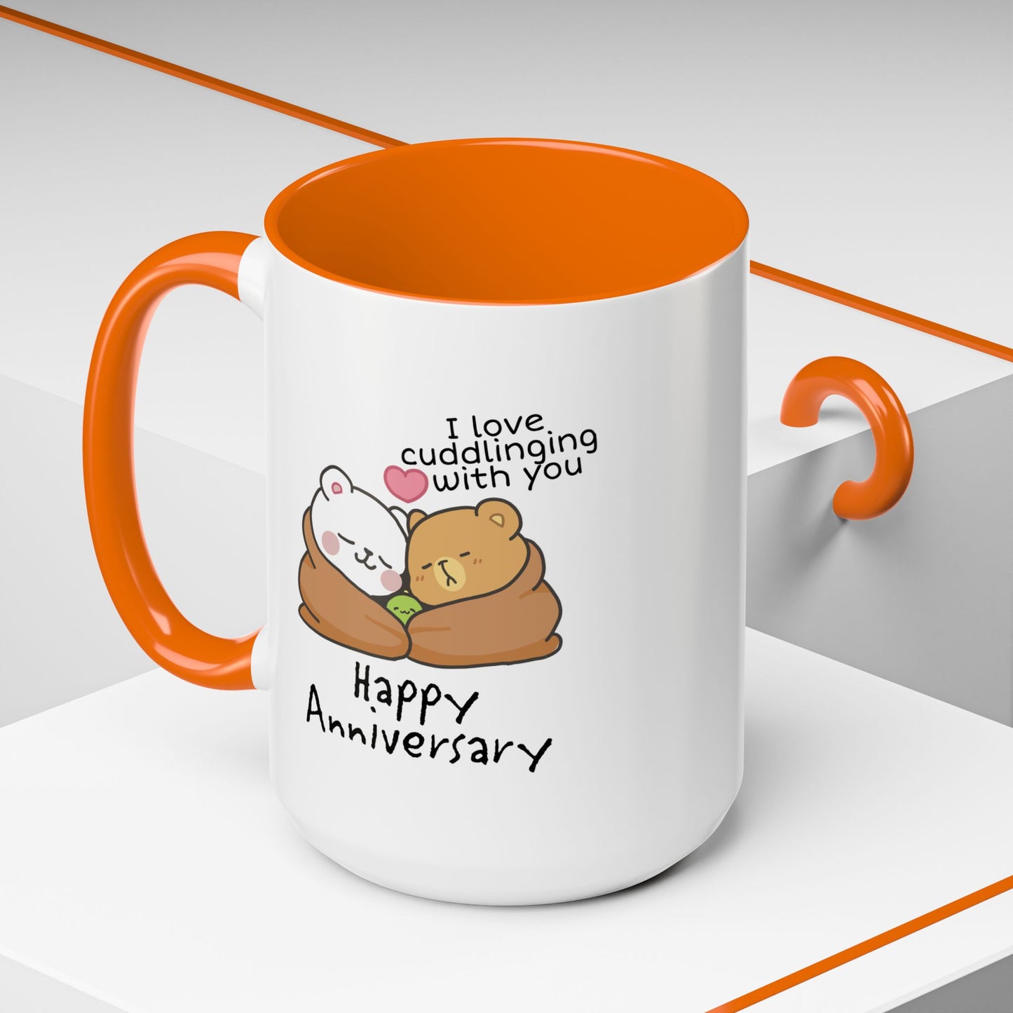 Anniversary Mug - I Love Cuddling With You