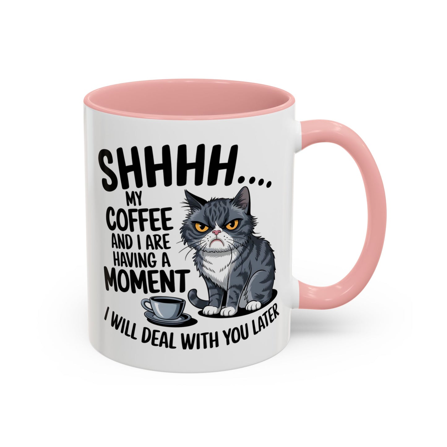 Animal Mug - Shhhh My Coffee and I