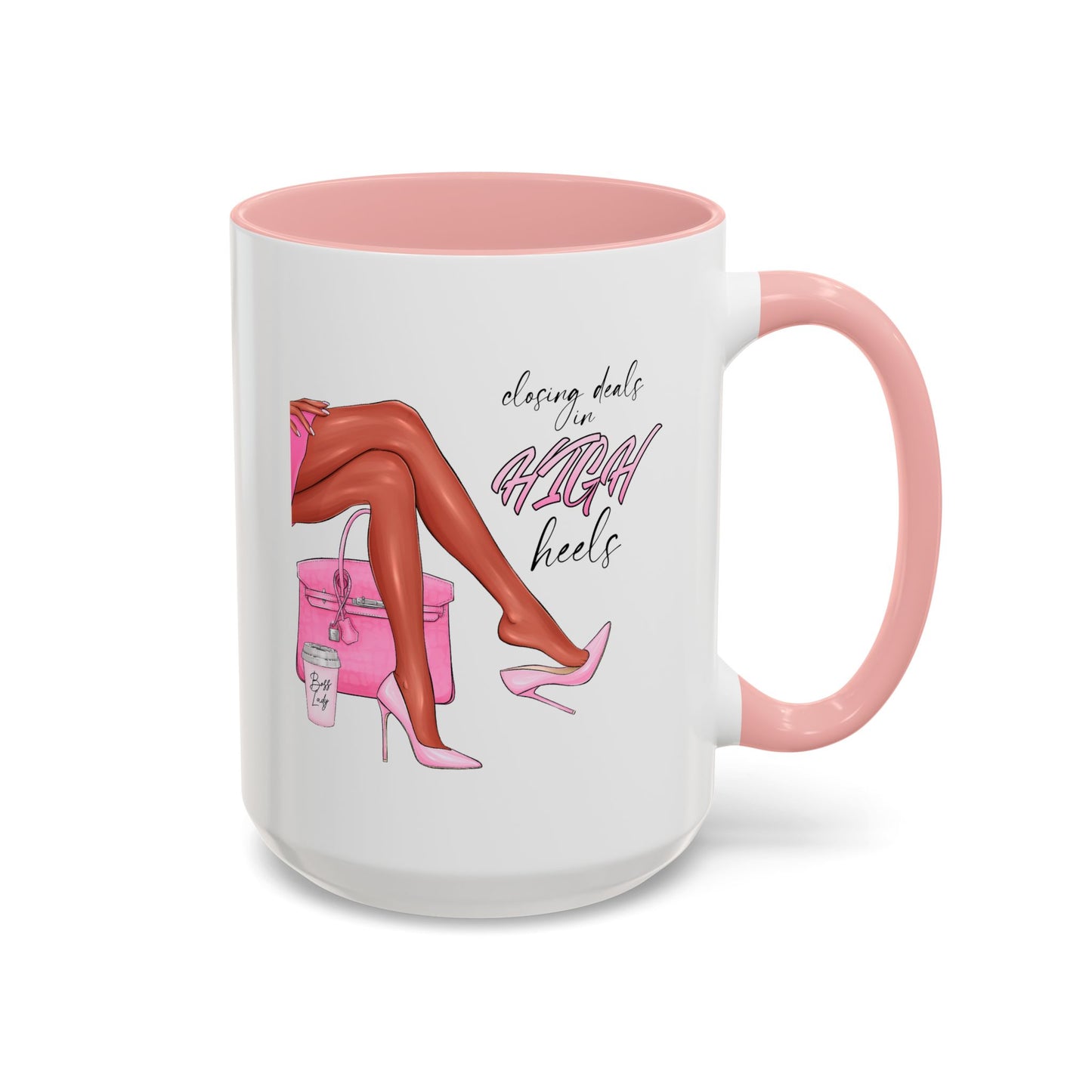 Humor Mug - Closing Deals in High Heels
