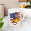 4th of July Mug - Patriotic Duck with Mullet