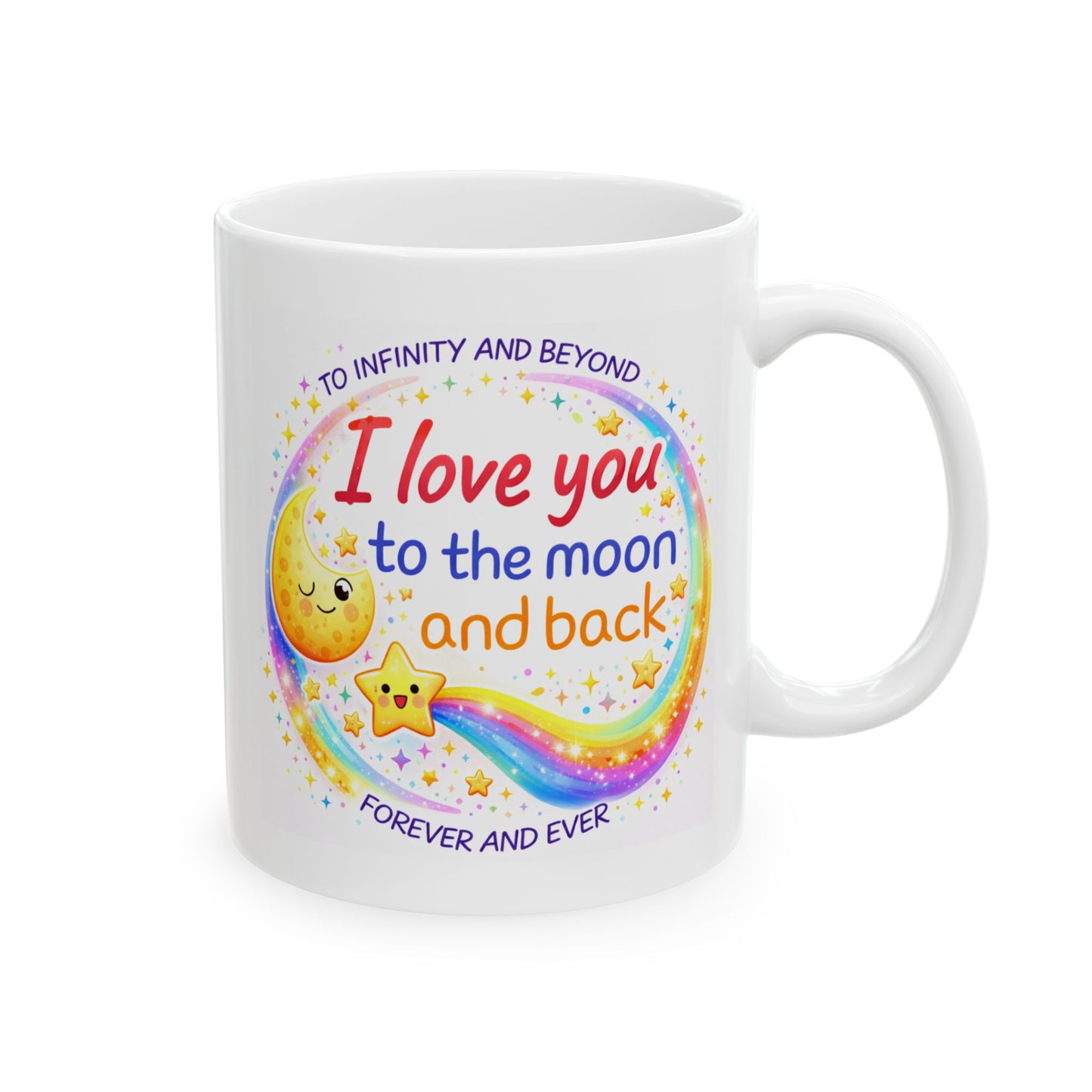 Anniversary Mug - I Love You To The Moon and Back