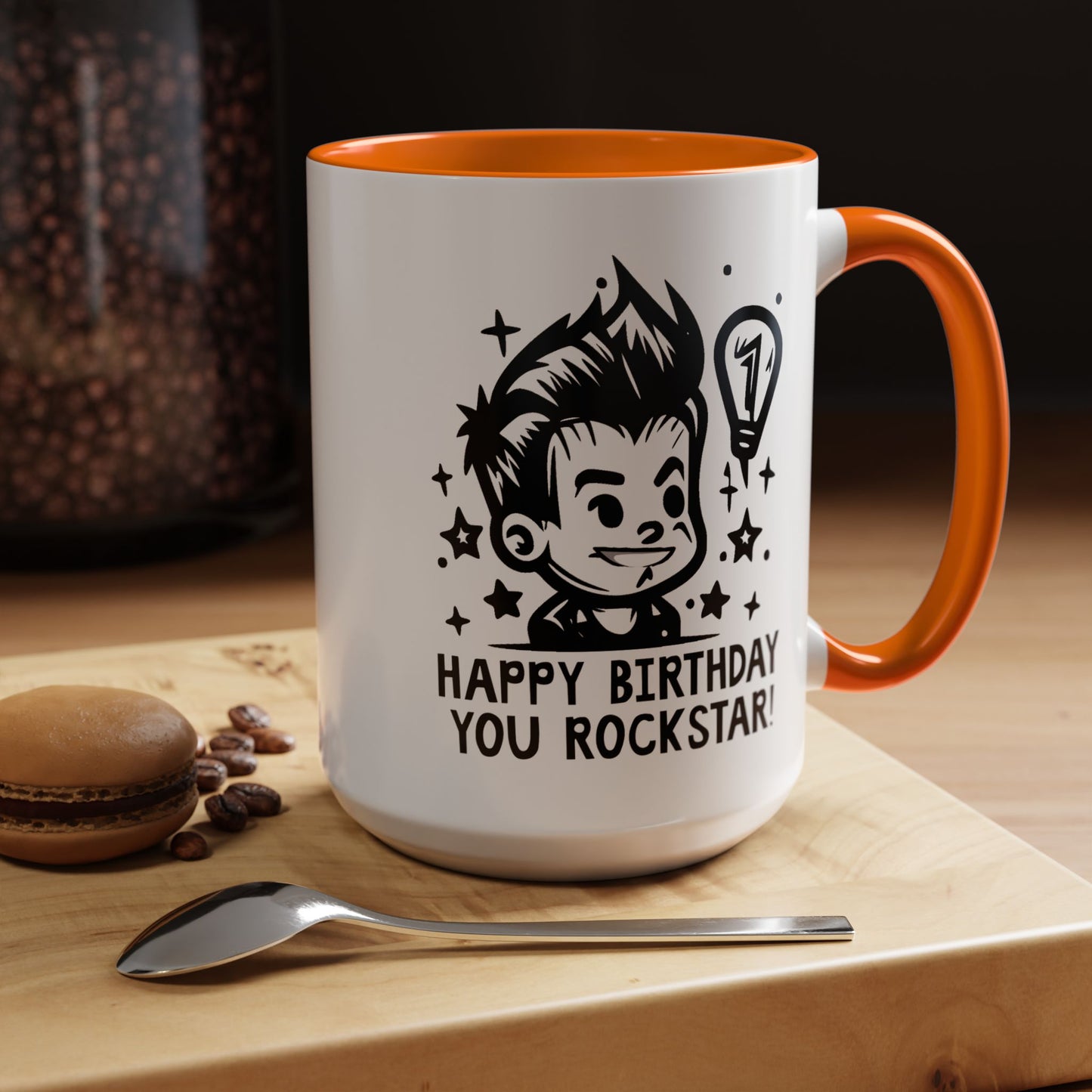 Birthday Mug - You Rockstar!