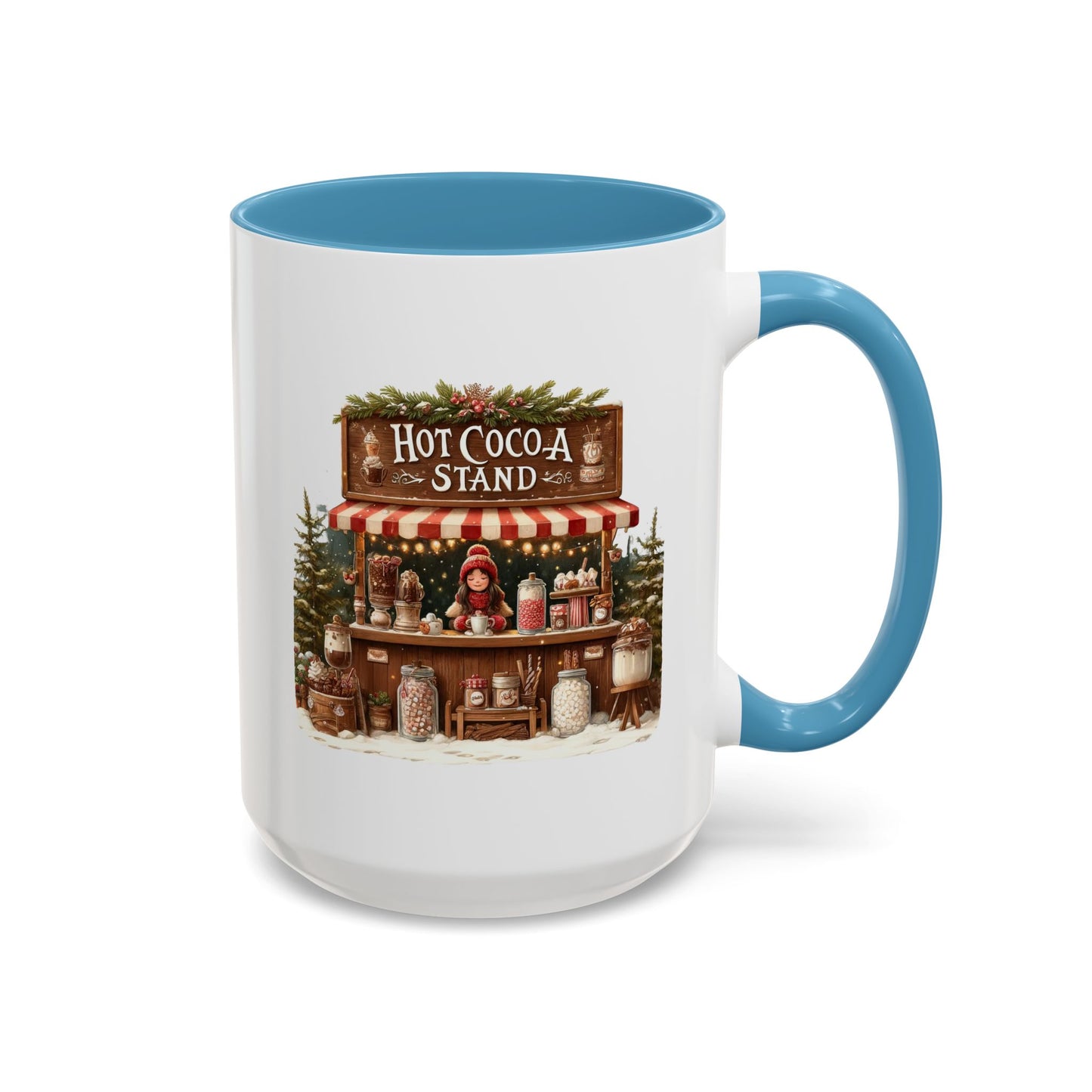 Christmas Mug - Hot Cocoa Stand White Text