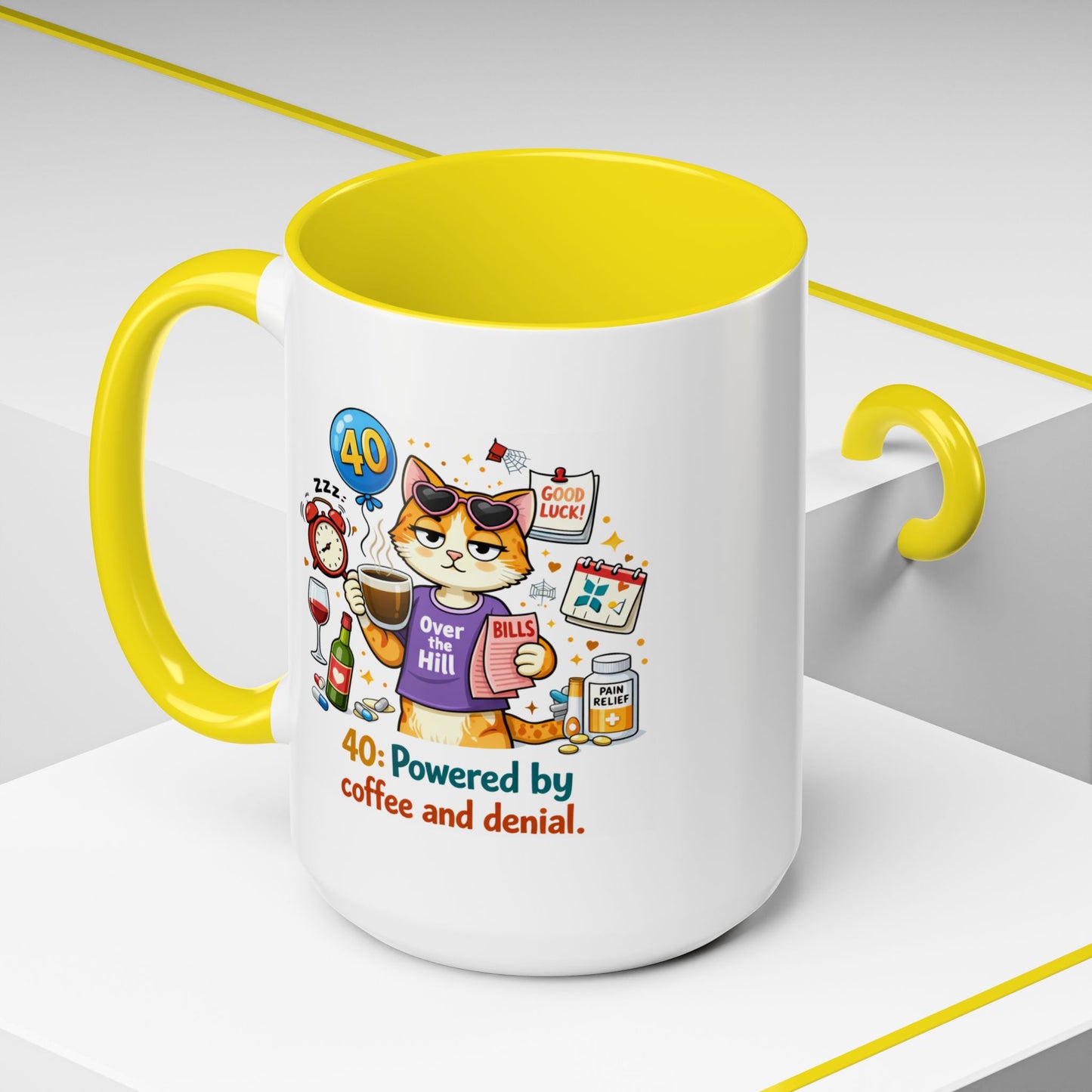 Birthday Mug - 40 Powered By