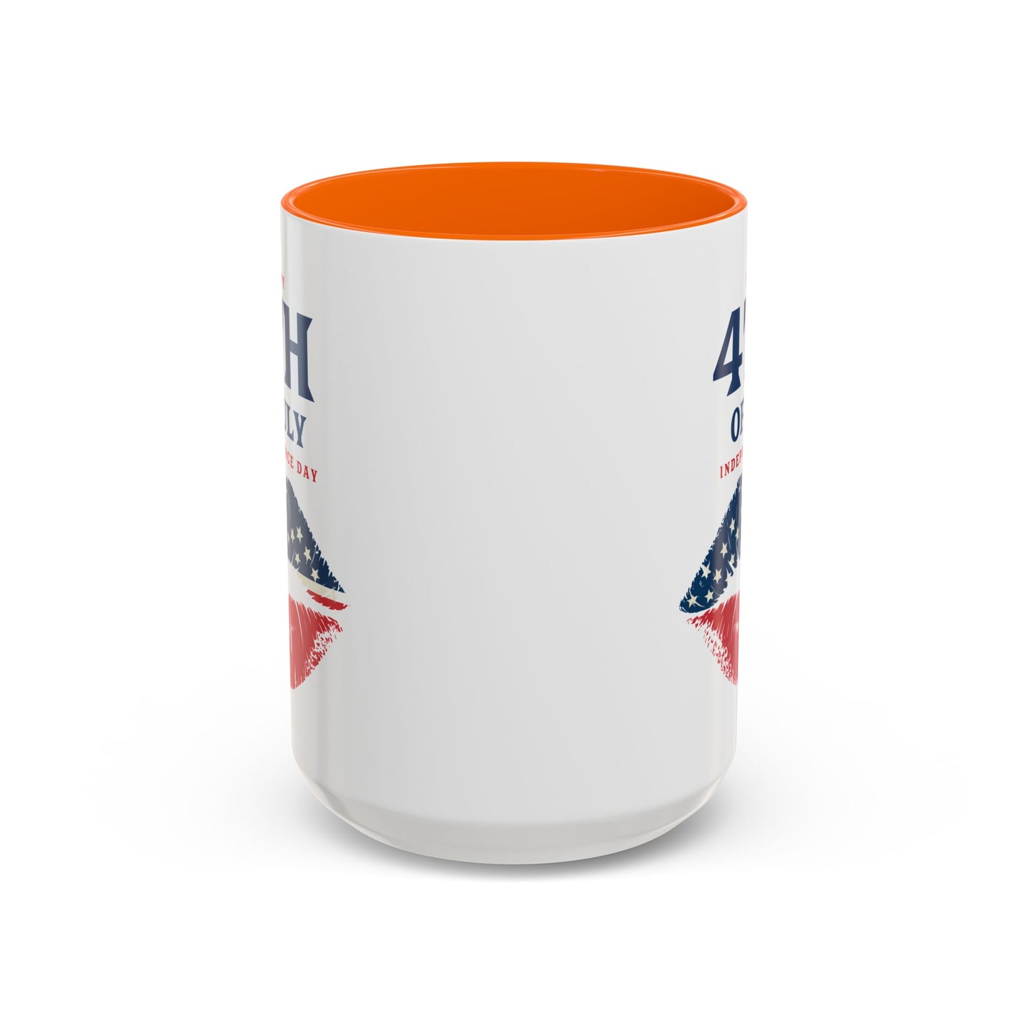 4th of July Mug - Happy 4th of July Flag Lips