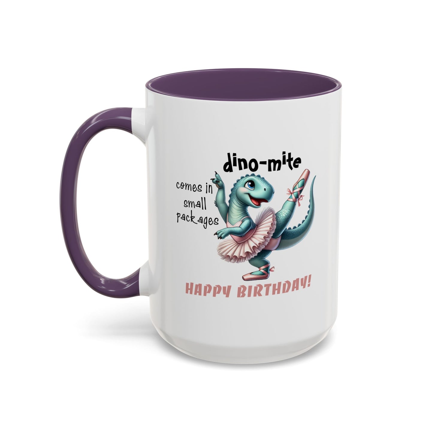 Birthday Mug - Dino-mite (Girl)