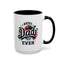 Father's Day Mug - Best Dad Ever Basketball