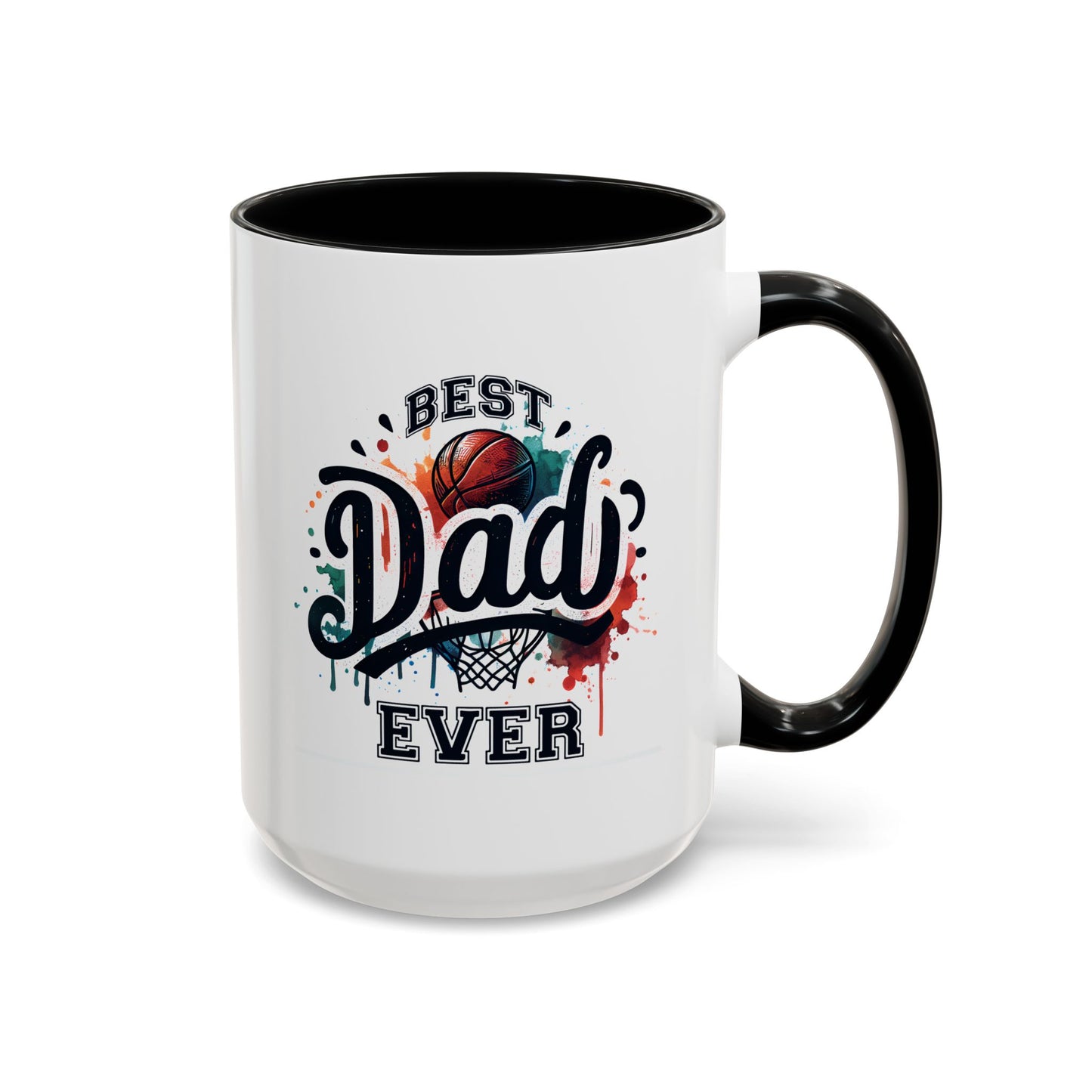 Father's Day Mug - Best Dad Ever Basketball