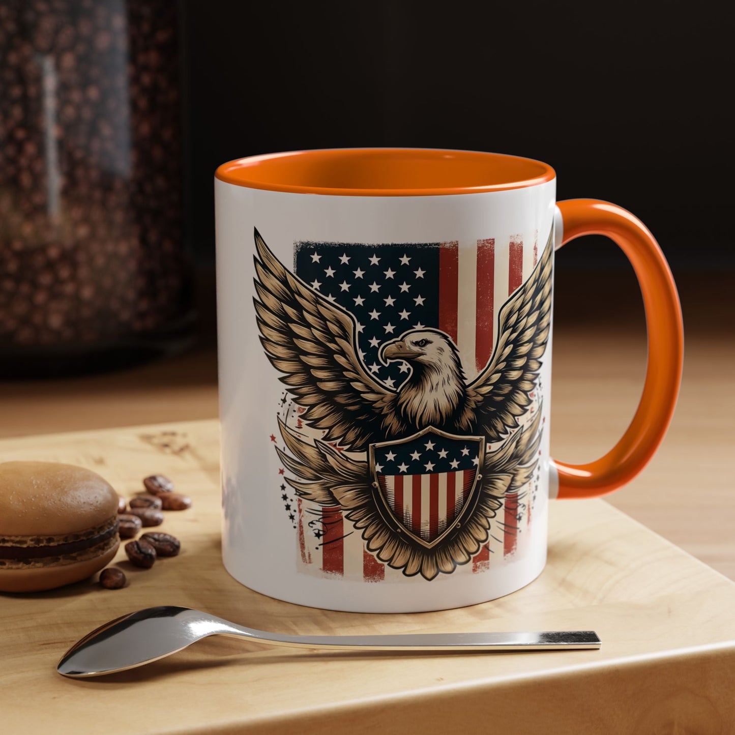 4th of July Mug - American Bald Eagle Flag 9