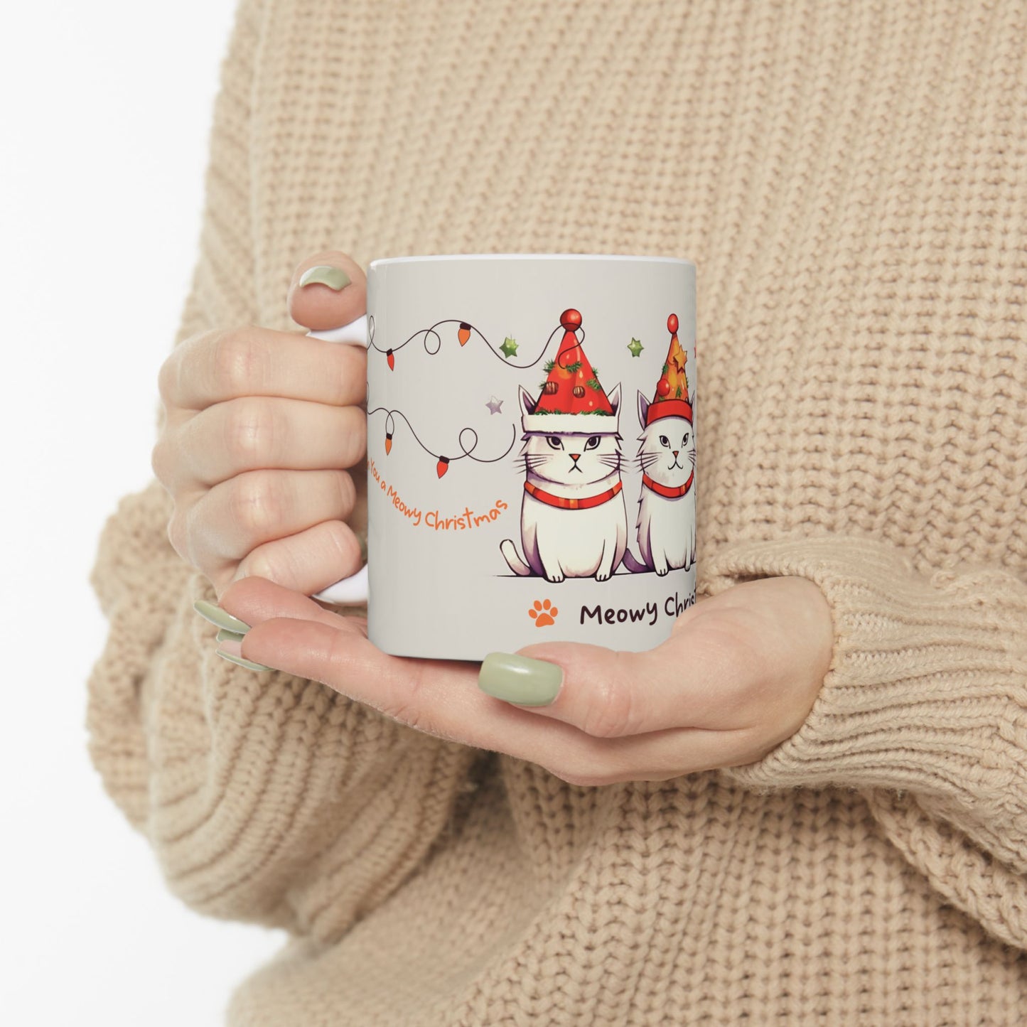 Christmas Mug - Meowy Christmas