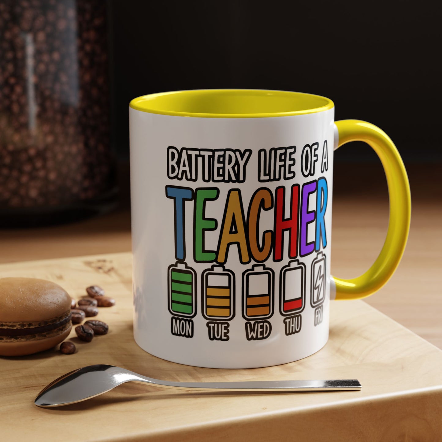 Office Mug - Battery Life of a Teacher