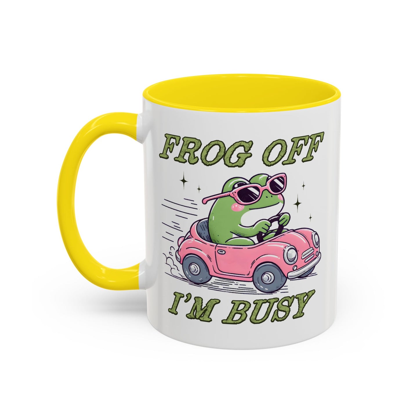 Humor Mug - Frog Off I'm Busy