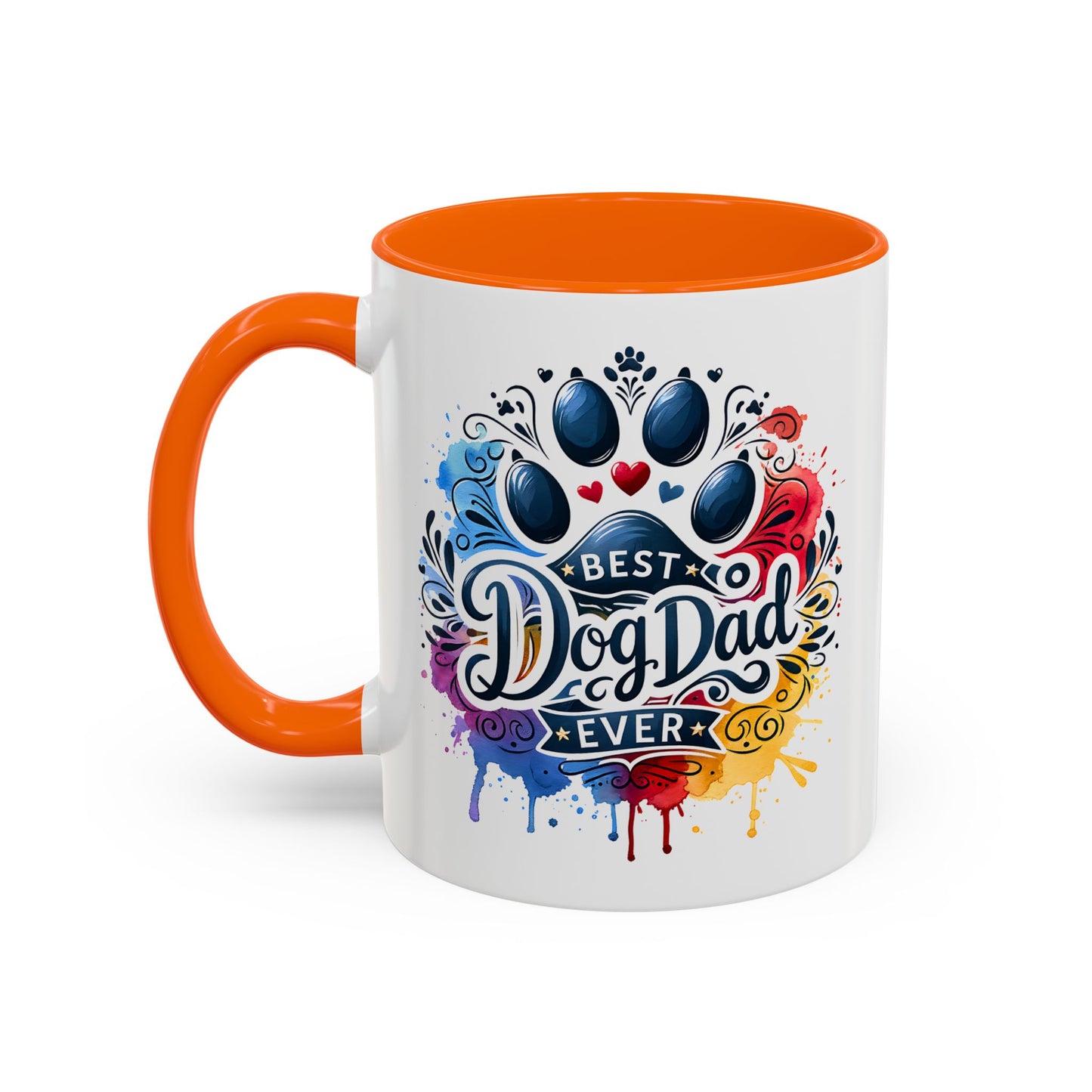 Animal Mug - Best Dog Dad Ever Paw
