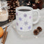Christmas Mug - Pink & Purple Snowflakes Pattern