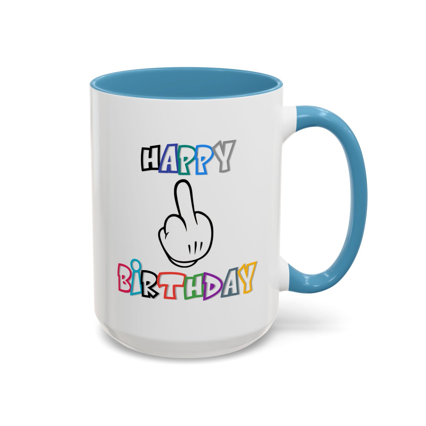 Adult Mug - Happy Birthday Middle Finger