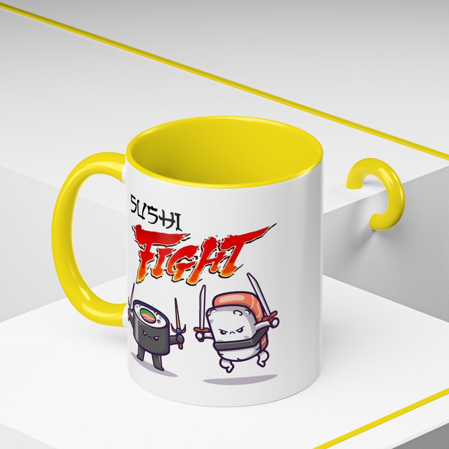 Humor Mug - Sushi Fight