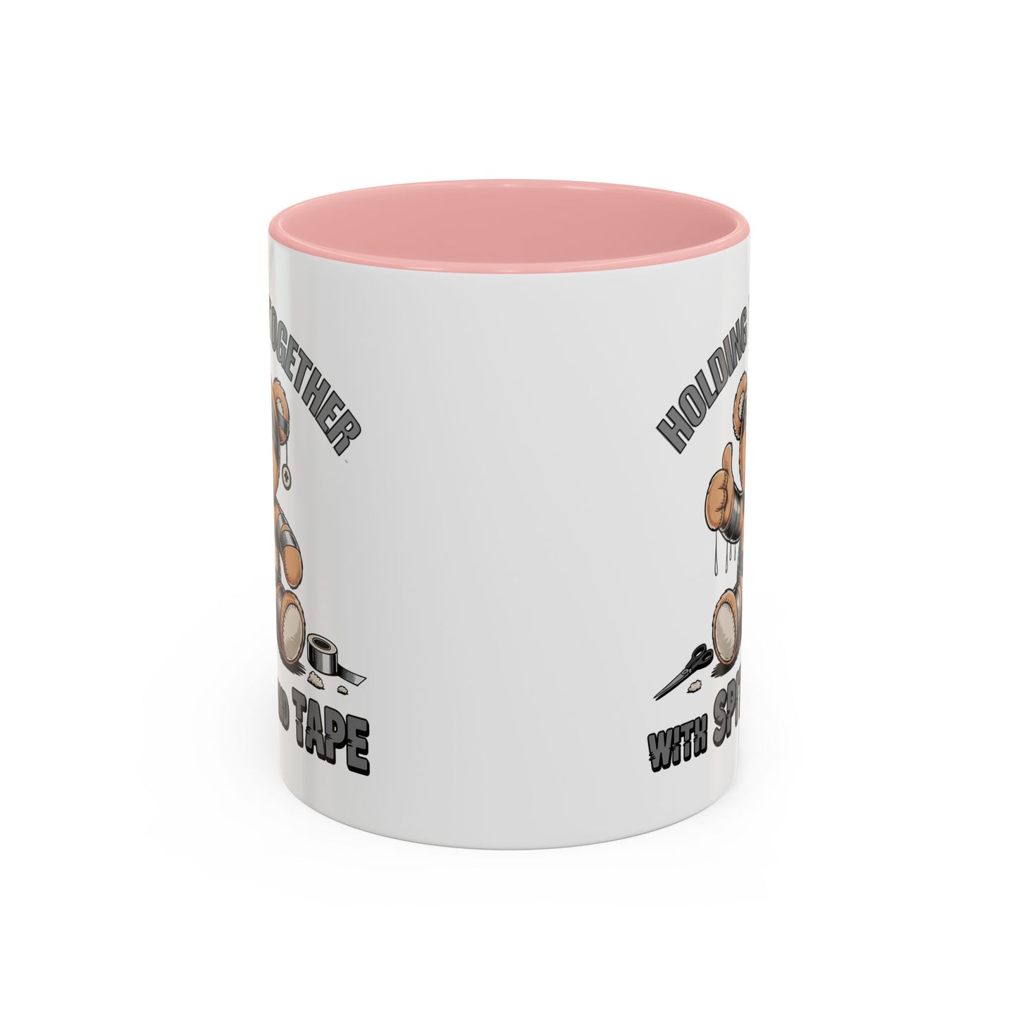 Humor Mug - Holding It Together With Spite & Tape