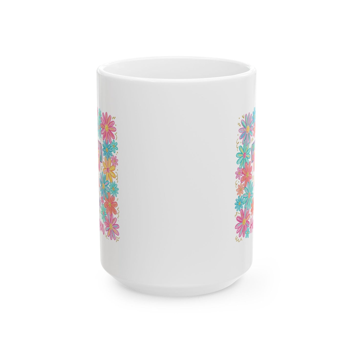 Easter Mug - He Is Risen Cross Bow