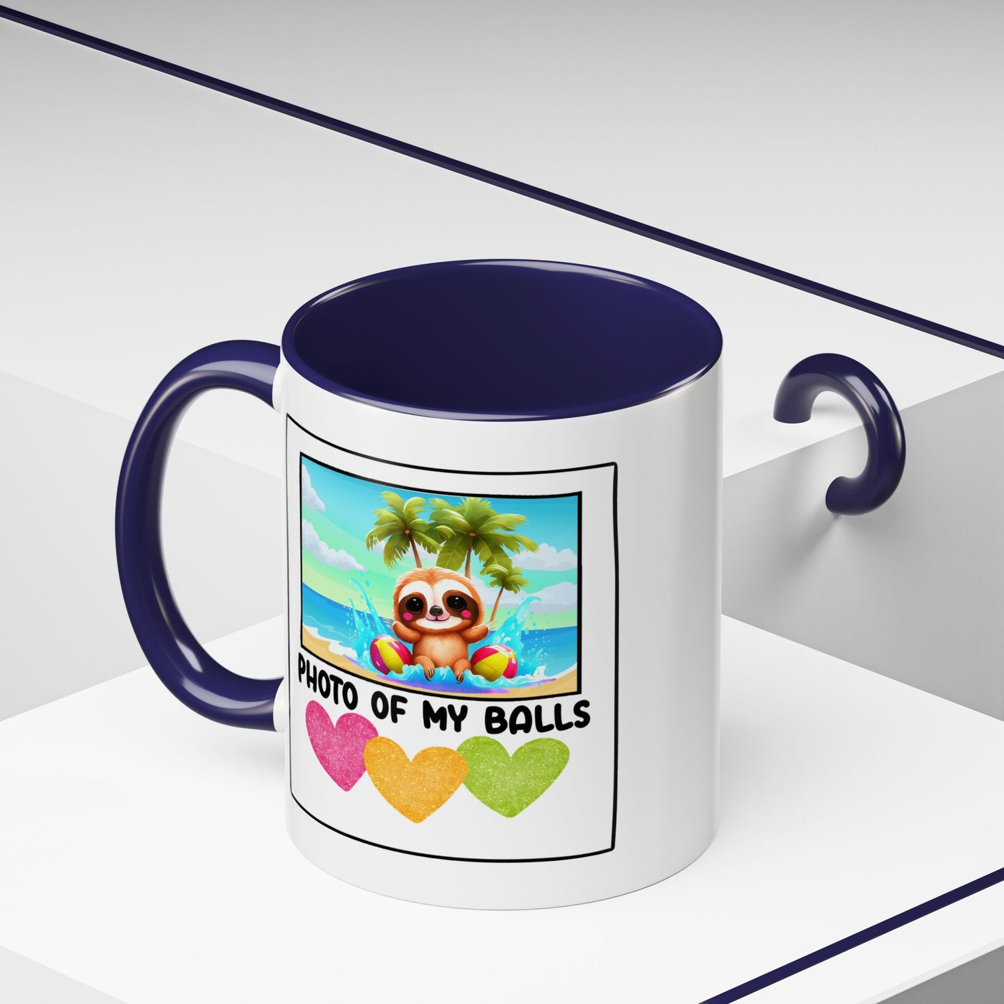 Adult Mug - Photo of My Balls