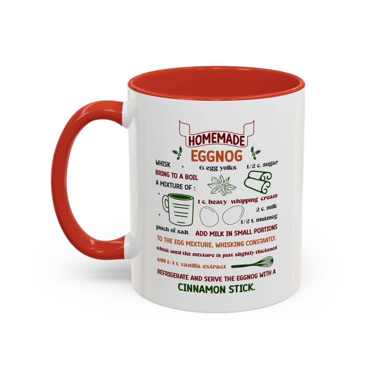 Christmas Mug - Homemade Eggnog Recipe
