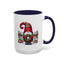 Christmas Mug - Gnome with Christmas Wreath