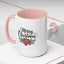 Christmas Mug - Merry Christmas Black Text Mistletoe