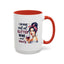 Humor Mug - I'm Made Out of Glitter Wine and Anxiety
