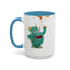 Humor Mug - Monster Drinks Coffee Spill