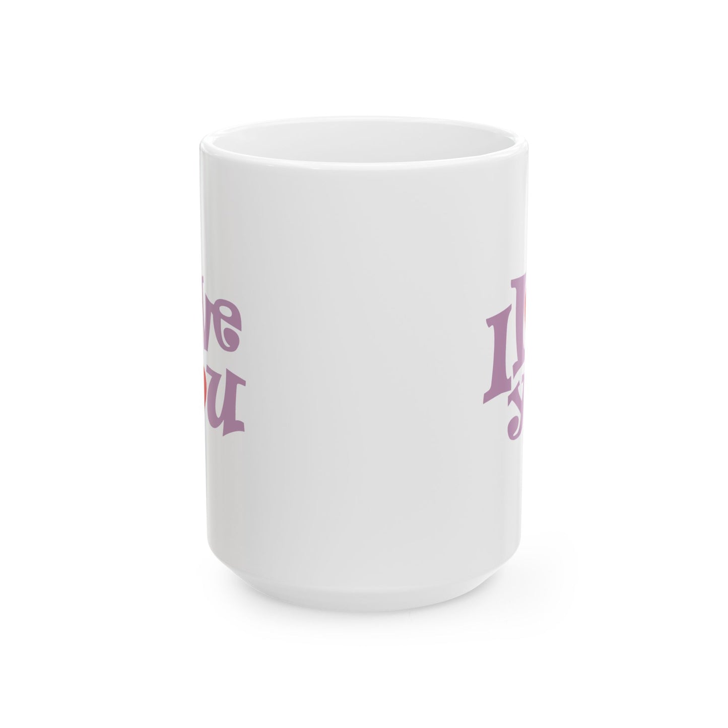 Anniversary Mug - I Love You Graphic