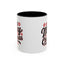 Christmas Mug - Merry Christmas Black Red & White Baseball Text