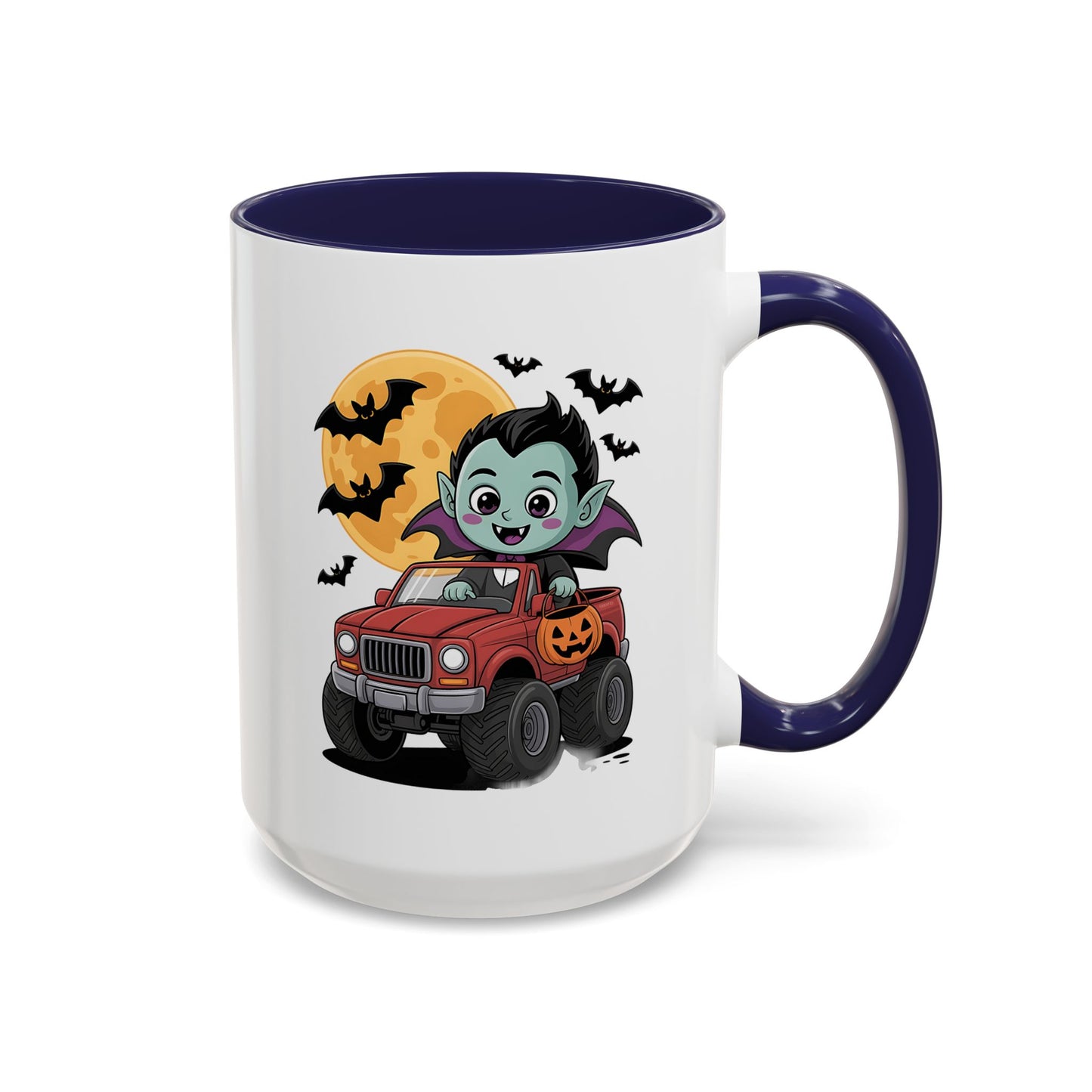 Halloween Mug - Driving Vampire
