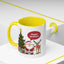 Christmas Mug - Happy Holidays Callout Santa Tree Presents Reindeer