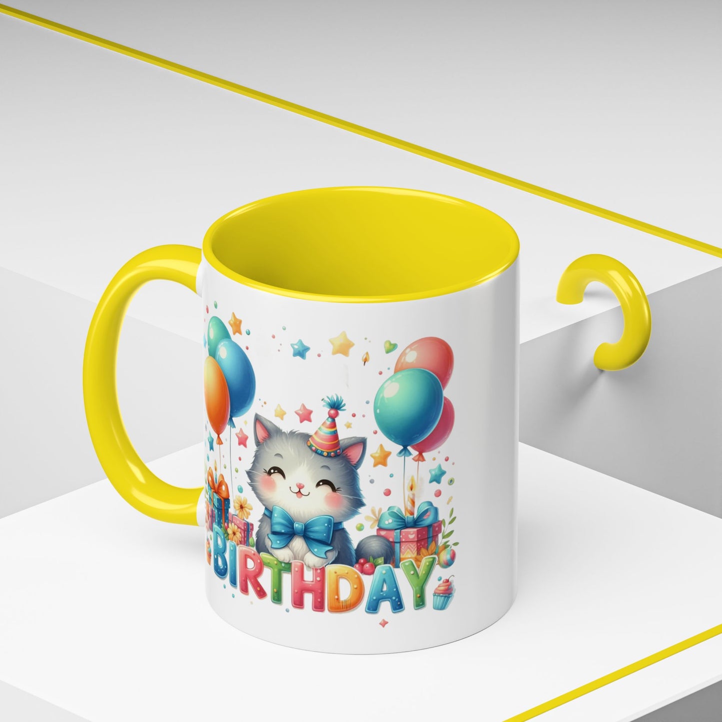 Birthday Mug - Birthday Kitty