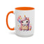 Birthday Mug - Girl Unicorn Happy Birthday Sign 2