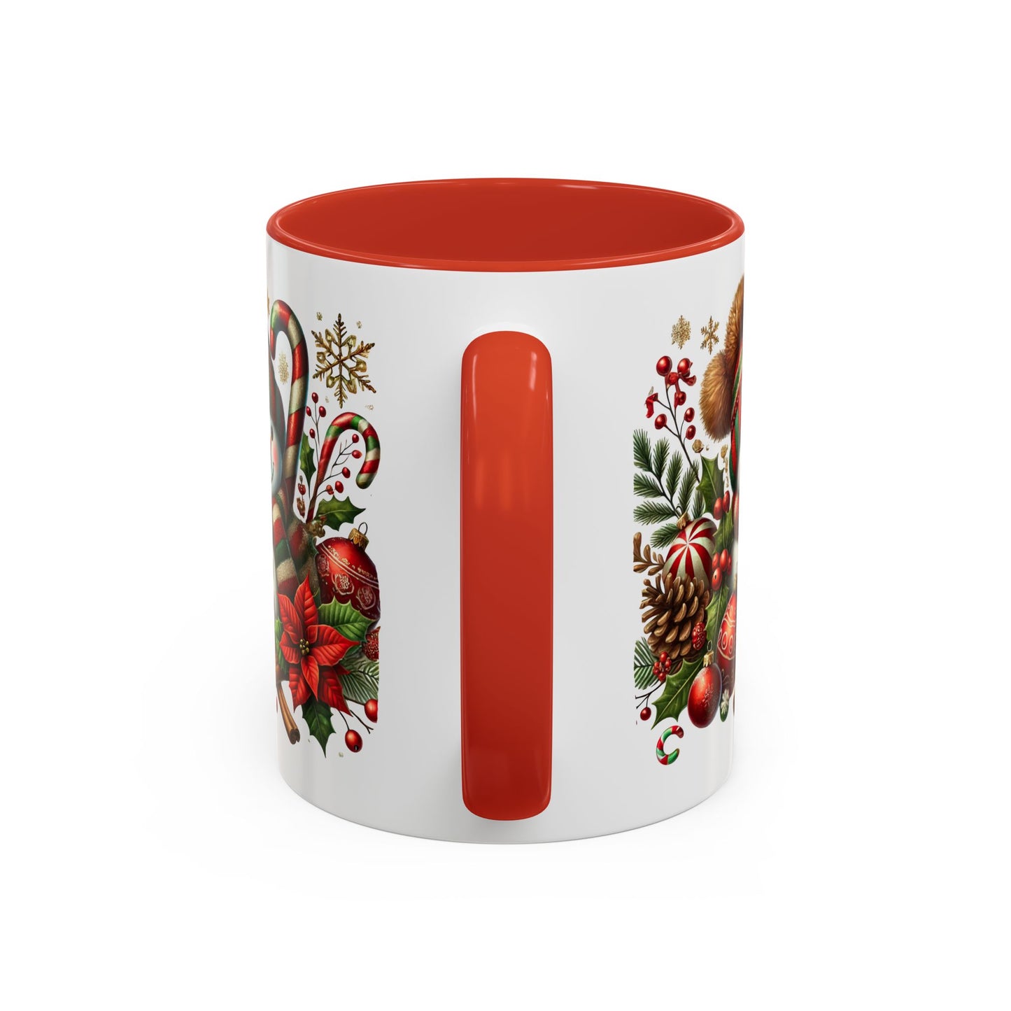 Christmas Mug - Red and Green Snowman 2