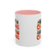 Christmas Mug - Green & Red Text Tree Presents