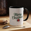 Christmas Mug - Merry Christmas Green Text