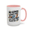 Animal Mug - My Human Works Hard