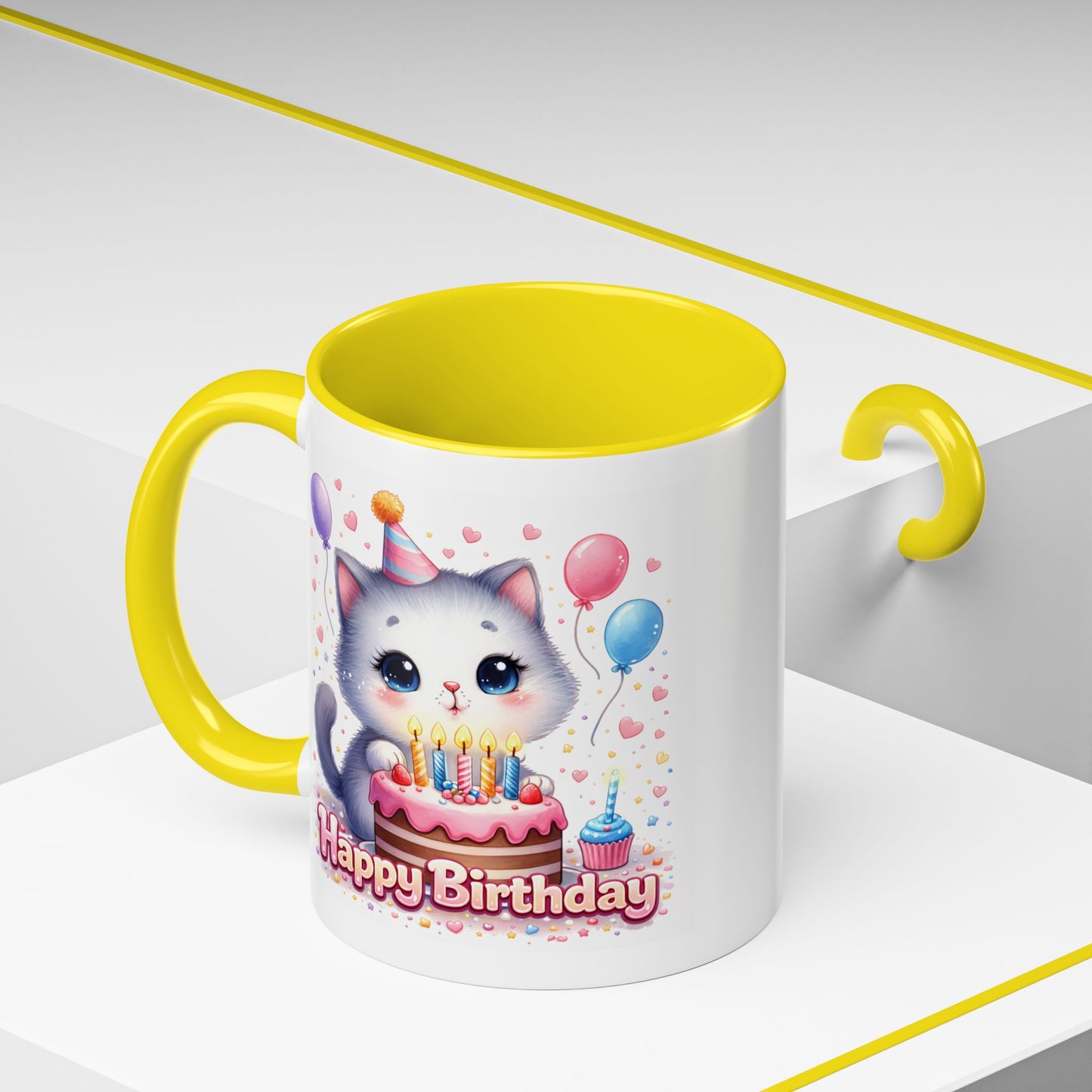 Birthday Mug - Birthday Kitty