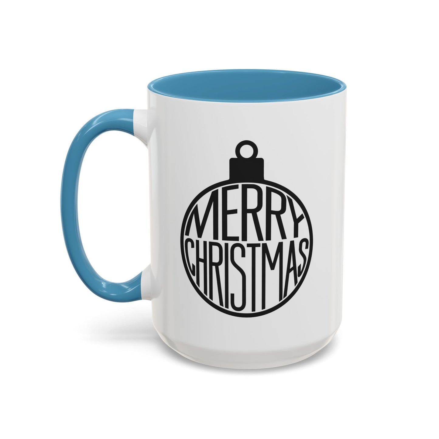 Christmas Mug - Merry Christmas Black Text Ornament