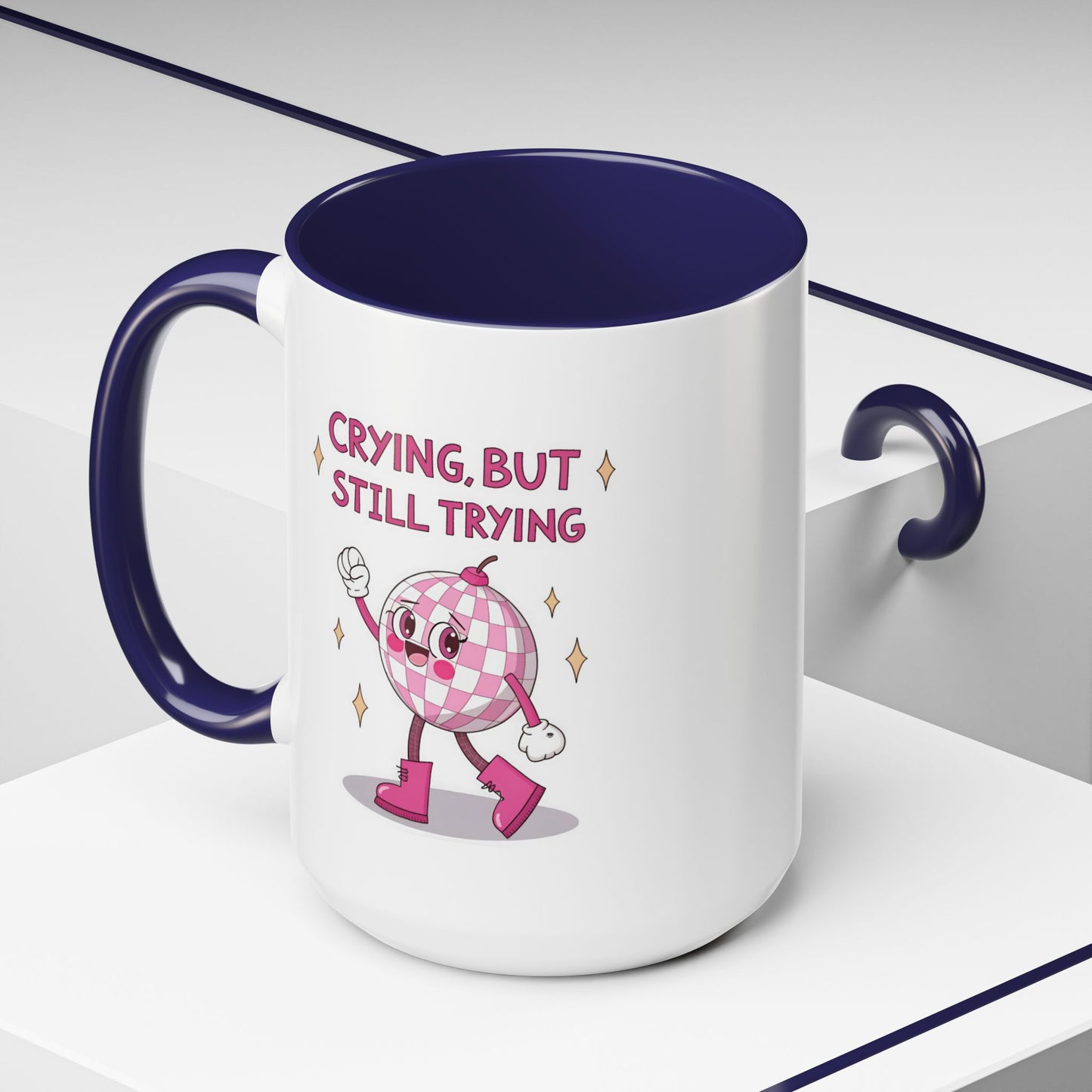 Wellness Mug - Crying But Still Trying