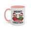 Christmas Mug - Merry Christmas Black Text Owls
