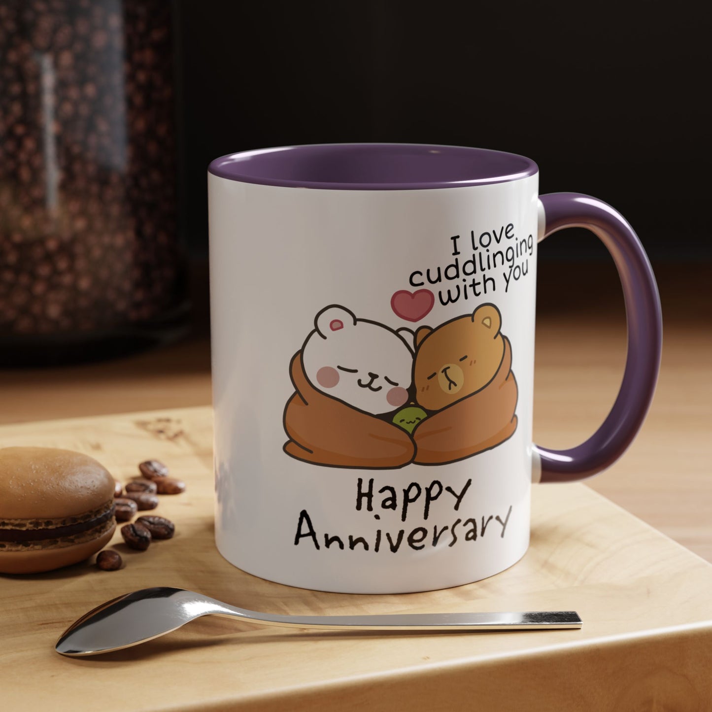 Anniversary Mug - I Love Cuddling With You