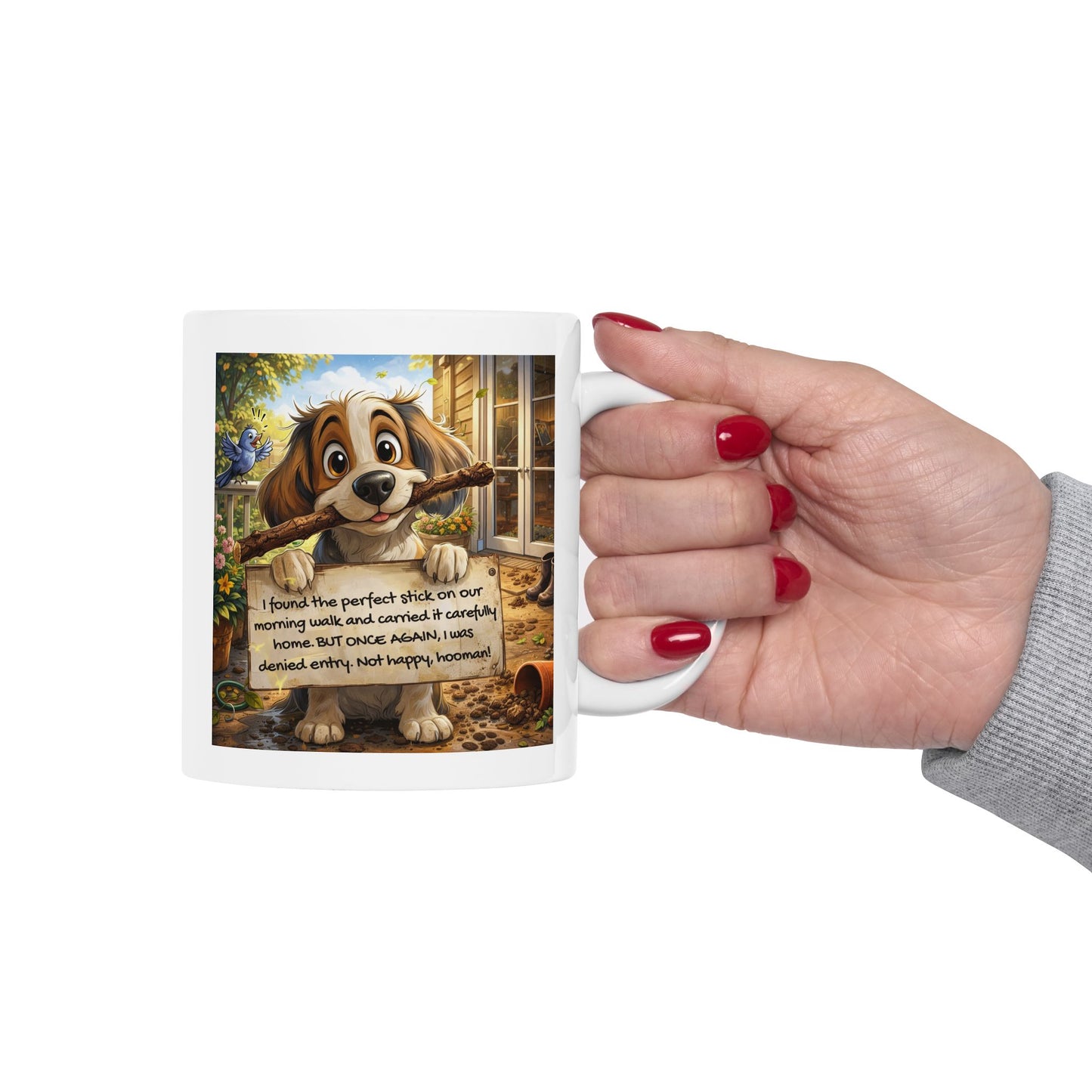 Animal Mug - I Found The Perfect Stick