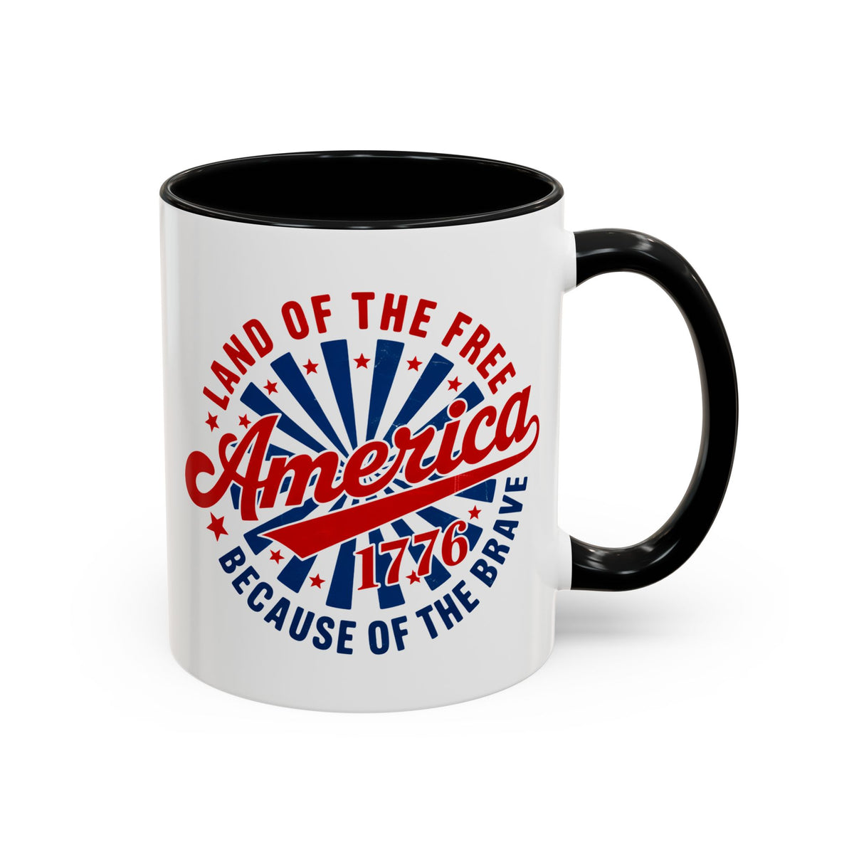 4th of July Mug - America 1776 Land of the Free