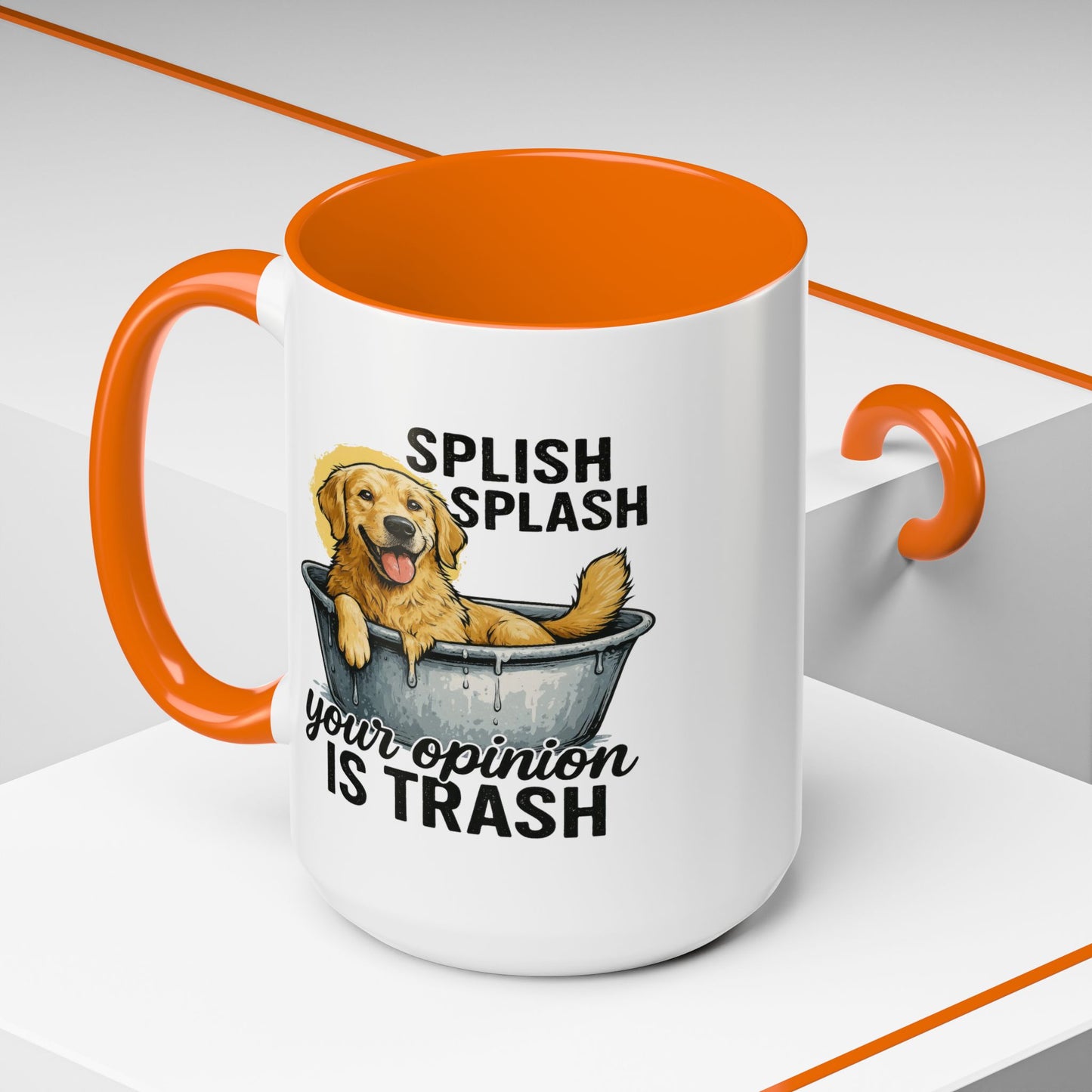 Animal Mug - Splish Splash Your Opinion Is Trash