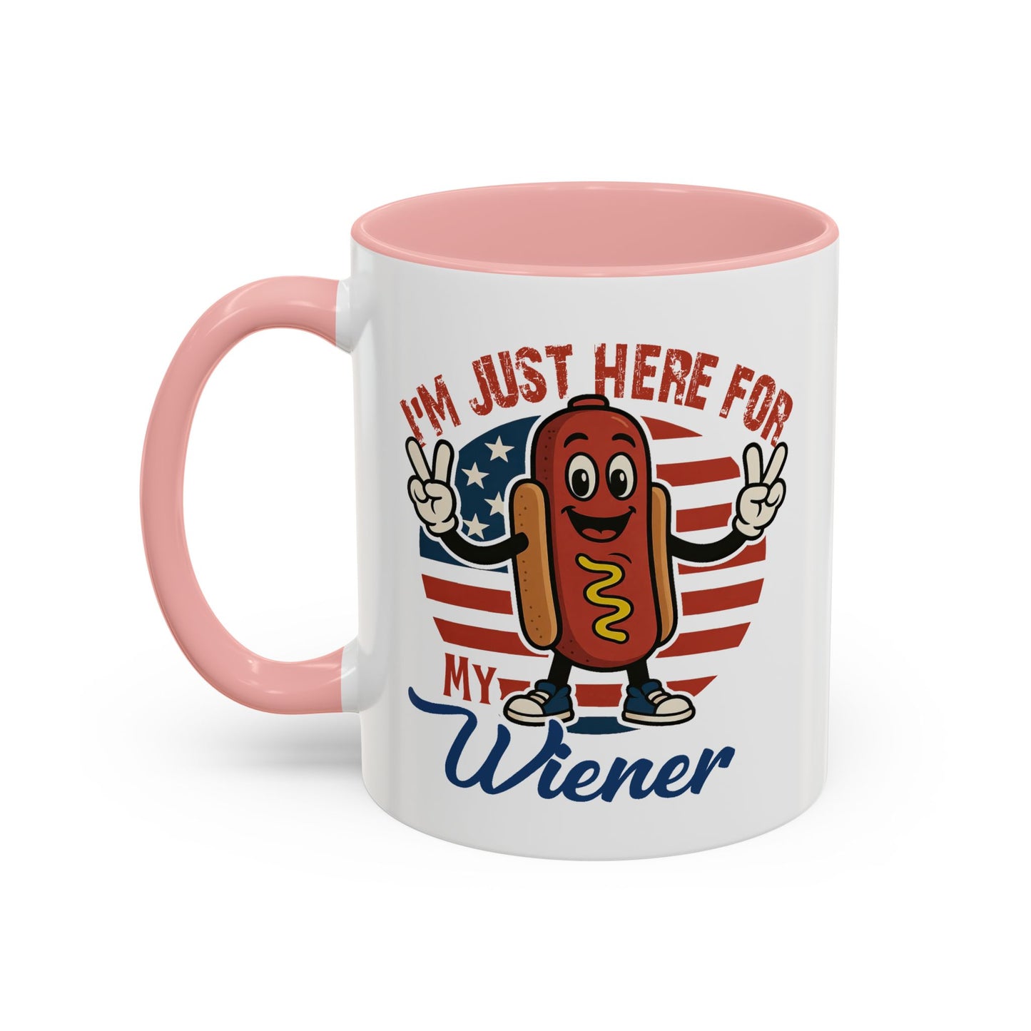 Adult Mug - I'm Just Here For My Wiener