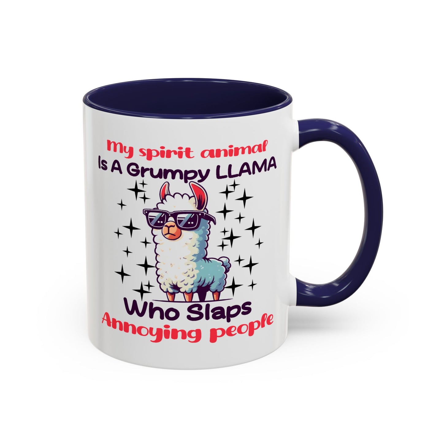 Humor Mug - My Spirit Animal is a Grumpy Llama